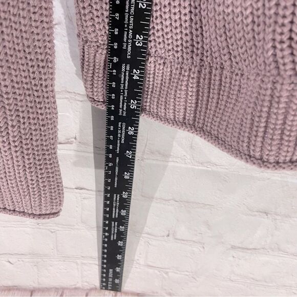 Moon & Madison Wrap Knit Oversized Sweater Top - Picture 5 of 6